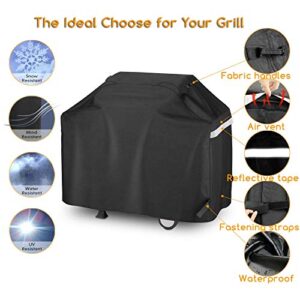 Utheer 60 Inch Grill Cover for Nexgrill 720-0830H 720-0888S 720-0888N 3, 4, 5 Burners Gas Grills, Dyna Glo DGF493PNP-D, for Weber Brinkmann CharBroil Jenn Air and More, Heavy Duty Waterproof