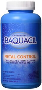 baquacil 84327 metal control chlorine-free swimming pool maintenance, 1.25 pounds