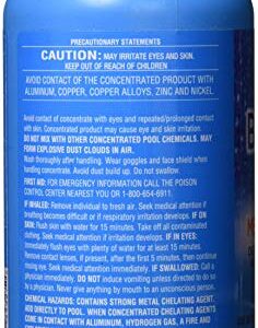 BAQUACIL 84327 Metal Control Chlorine-Free Swimming Pool Maintenance, 1.25 pounds