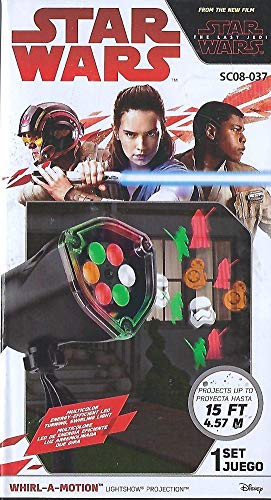 Gemmy 33166 Whirl-a-motion Christmas Led Star Wars Light Show Projector, Multicolored