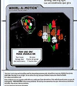 Gemmy 33166 Whirl-a-motion Christmas Led Star Wars Light Show Projector, Multicolored