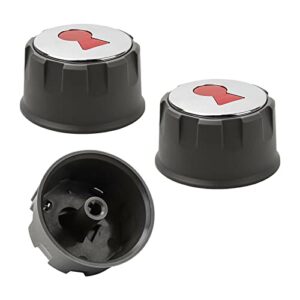 arrogantf grill control knobs 69893 gas control knobs replacements for 2013-2017 weber e-spirit 310/320/ 330 series gas grills weber gas knobs parts 46510001 spirit e-310 and more 3 pcs