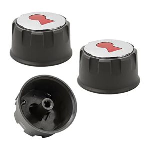 ArrogantF Grill Control Knobs 69893 Gas Control Knobs Replacements for 2013-2017 Weber E-Spirit 310/320/ 330 Series Gas Grills Weber Gas Knobs Parts 46510001 Spirit E-310 and More 3 Pcs