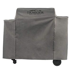 traeger full-length grill cover – ironwood 885,gray