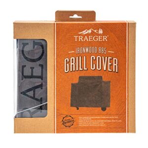 Traeger Full-Length Grill Cover - Ironwood 885,Gray