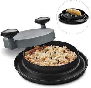 chicken shredder shred machine, alternative to bear claws meat shredder for pulled pork red beef and chicken (gray)
