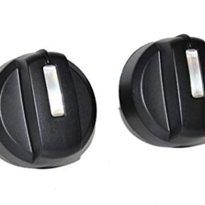 Weber 91332 2PK Control Knobs for Spirit E-210 LP (2009-2012) with Side Mounted Controls.