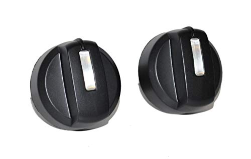 Weber 91332 2PK Control Knobs for Spirit E-210 LP (2009-2012) with Side Mounted Controls.