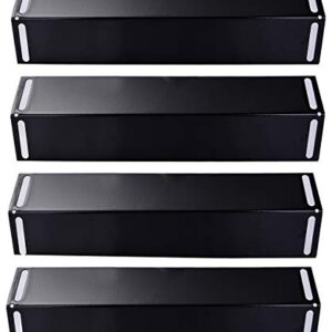 P9215A (4-Pack) 16 1/2 Inches Porcelain Steel Heat Plate Replacement for BBQ Grillware, Uniflame, Charbroil 463210310, 463210511, 463211511, 463211513, 463211514, 463211711 Grill Chef and Others