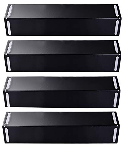 P9215A (4-Pack) 16 1/2 Inches Porcelain Steel Heat Plate Replacement for BBQ Grillware, Uniflame, Charbroil 463210310, 463210511, 463211511, 463211513, 463211514, 463211711 Grill Chef and Others