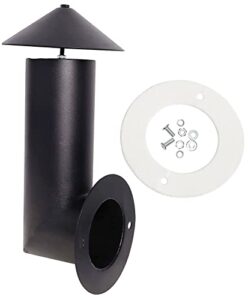 homesicker smoke stack with gasket replacment for traeger, pit boss, camp chef and other pellet grills smokers