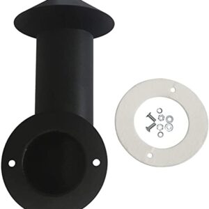 Homesicker Smoke Stack with Gasket Replacment for Traeger, Pit Boss, Camp Chef and Other Pellet Grills Smokers