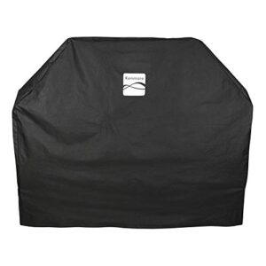 kenmore pa-20281 bbq grill cover, heavy duty weatherproof fabric for outdoor patio backyard, fits grills up to 56″ width, black