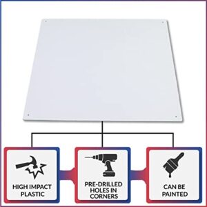 American Built Pro Access Cover, Home Improvement Access Cover for Drywall, Hips, Wall Access Door, White, Textured,12"x12" 0D Plumbing Access Cover, Electrical Access, No Hinges or Springs