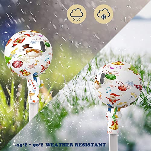 Christmas Lights, Laser Projector Light Outdoor Waterproof Landscape Spotlights Led Projection Show Xmas Lazer Display with Remote Timer for Holiday Halloween Patio Garden Yard Outside Decorations