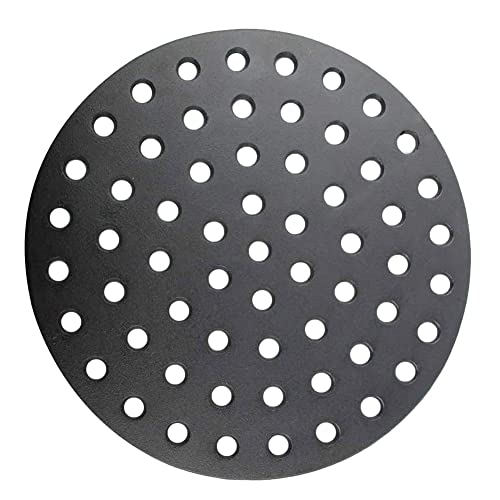 Dongftai 17 inch Round Cast Iron Fire Grate Replacement Parts for XLarge Big Green Egg,Fire Grate Bottom Grate Grill Parts for Weber 22" Charcoal Grill,XL Big Green Egg Accessories