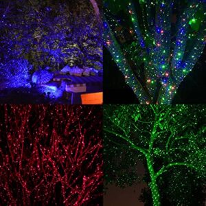 TRKSUMKP Outdoor Laser Lights,Christmas Projector Light Outdoor Garden Waterproof with Moving RGB Firefly for Christmas