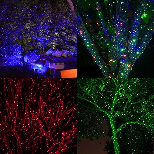 TRKSUMKP Outdoor Laser Lights,Christmas Projector Light Outdoor Garden Waterproof with Moving RGB Firefly for Christmas