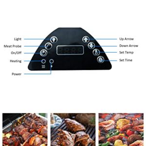 Digital Control Panel Replacement Fit for Masterbuilt Electric Smoker, Compatible with Masterbuilt MB20042218, MB20072418, MB20072618, Part Number 9907190002