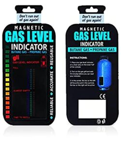 kona propane fuel level indicators – magnetic & reusable (set of 2)