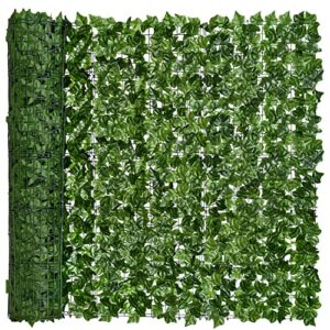 dearhouse artificial ivy privacy fence – 177.17×68.89inch artificial hedges fence and faux ivy vine leaf decoration for outdoor indoor garden decor
