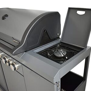 Rustler2 Six (6) Burner Gas Grill Center & Kitchen Island by Brand-Man Grills