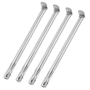 yiham kb837 grill burner tubes for napoleon legend 485, lex 485 605 730, prestige 500, mirage, ld485rb ld485rsib replacement parts, 304 stainless steel, 18 13/16 inch, set of 4