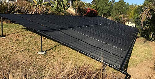 SolarPoolSupply High-Performance Solar Pool Heater Panel Replacement - 15-20 Year Life Expectancy - Extreme Durability + Easy Install + High-Heat Performance (4' X 8' / 1.5" I.D. Header)