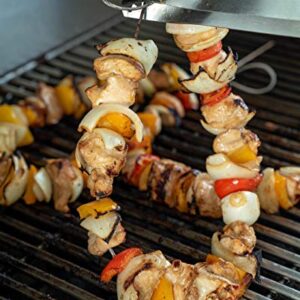 Outset Stainless Steel Flexible BBQ Kabob, Set of 4, 30-Inch Long Barbecue Skewer, 1 EA