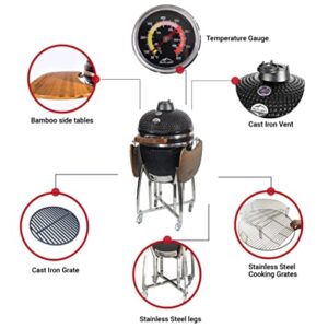 Outlast 24" Large Ceramic Kamado Barbecue Charcoal Grill