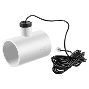 briidea flow switch, flow sensor with tee for hayward salt system, compatible with hayward goldline system