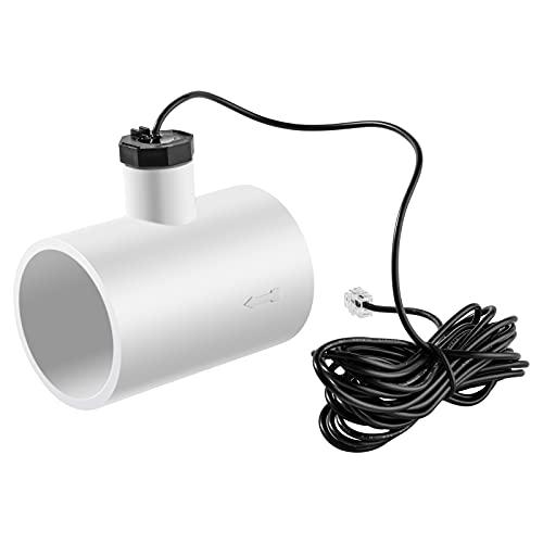 briidea Flow Switch, Flow Sensor with Tee for Hayward Salt System, Compatible with Hayward Goldline System