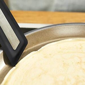 Rösle Stainless Steel Round-Handle Crepes Turner, 12.6-inch