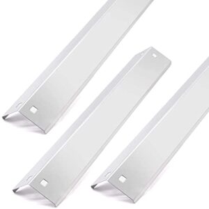 adviace heat plates replacement parts for char griller 5050 5650 3001 e3001 3072 5072 3070 grills, 3-pack stainless steel flame shields for chargriller 5050 5650 char griller 100001 replacement part