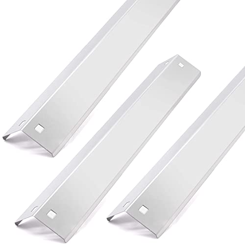 Adviace Heat Plates Replacement Parts for Char Griller 5050 5650 3001 E3001 3072 5072 3070 Grills, 3-Pack Stainless Steel Flame Shields for Chargriller 5050 5650 Char Griller 100001 Replacement Part