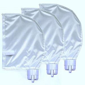 uceder 3 pack bag replacement fits for polaris 360, 380 pool cleaner all purpose filter bag for polaris filter bag
