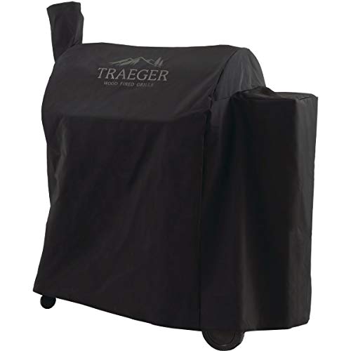 Traeger Pellet Grills BAC442 Pro 780 Ironwood 885 Folding Front Shelf, Large, Black & Full-Length Grill Cover - Pro 780