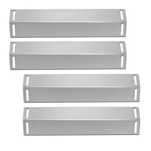 youfire gas grill heat shield plate stainless steel bbq repair parts replacement for bbq grillware, uniflame, charbroil,grill chef, heat tent burner cover, vaporizor bar, flavorizer bar(4-pack)
