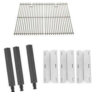 Grill Parts Zone Jenn Air 720-0163 Kit Includes Cast Burners, Heat Shields and Solid Stainless Grates