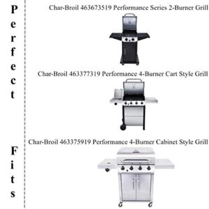 SafBbcue 18 Inches Cooking Grates for Charbroil Performance 463377017 463347017 463376018P2 463376117 463377117 463673617 4-Burner Grills, Cast Iron Grill Cooking Grids