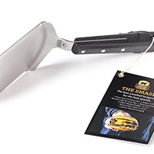 Certified Angus Beef The Smash - Big Smash Burger Spatula Heavy Duty Stainless Steel Burger Smasher Tool for Griddle Accessories, Kitchen Gadgets, and Grill Accessories