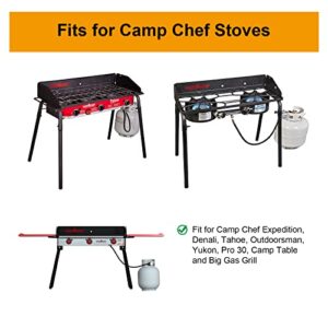 LS'BABQ Adjustable Leg Levelers-Accessories for Camp Chef Explorer Stoves,Expedition Grill,Set of 4