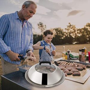 Griddle Accessories Compatible with Blackstone and Camp Chef, Flat Top Griddle Scraper Tool with Melting Dome for Outdoor Cooking, Grill Accessories