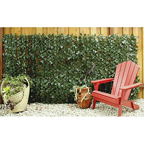 Goasis Lawn Artificial Hedge Fence Panels Topiary Hedge Boxwood Plant Privacy Screen Outdoor Indoor Use Garden Fence Backyard Home Decor Greenery Walls, 2 Rolls