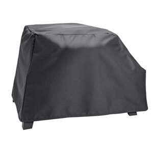 pizza oven cover fits cuisinart cgg-403 pizza oven plus griddle,600d heavy duty oxford fabric cover,black