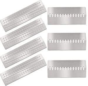 heat plate shield flavor bar grill replacement parts for bull bbq grilll angus 47629 47628 lonestar 87048 87049 outlaw 26038 26039 cal flame g4 p4, 4 pack flame tamer and 3 pack flavorizer bar…