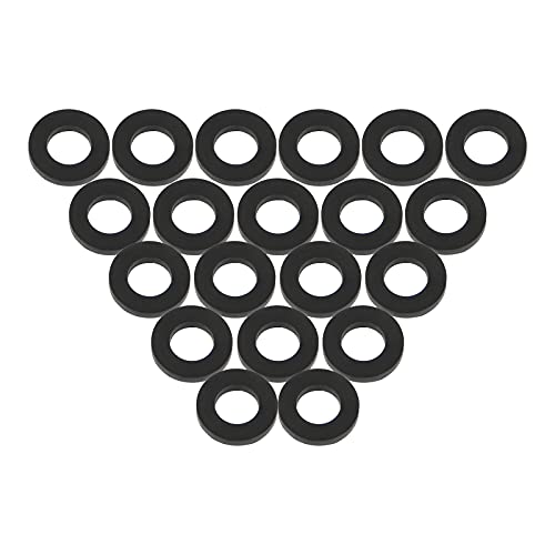 Hicello 20Pcs Propane O-Ring Rubber Washers Propane Gas Adapter Accessories Soft Rubber Pipe Connector Replacement Parts Gas Leakage Prevent 0.716" Out Diameter 0.393" Inner Diameter