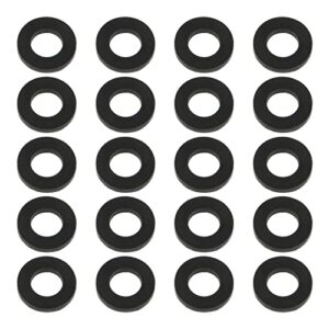 Hicello 20Pcs Propane O-Ring Rubber Washers Propane Gas Adapter Accessories Soft Rubber Pipe Connector Replacement Parts Gas Leakage Prevent 0.716" Out Diameter 0.393" Inner Diameter