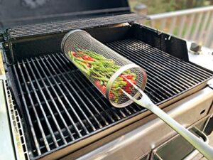 grillie 1 pack – greatest grilling device ever – now grill vegetables, french fries, meatballs, fish and nutella® and fruit desserts