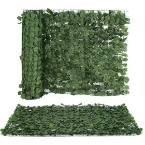 bbbuy 94 l x 59 h inch artificial faux ivy hedge privacy fence screen for outdoor decor, garden, yard